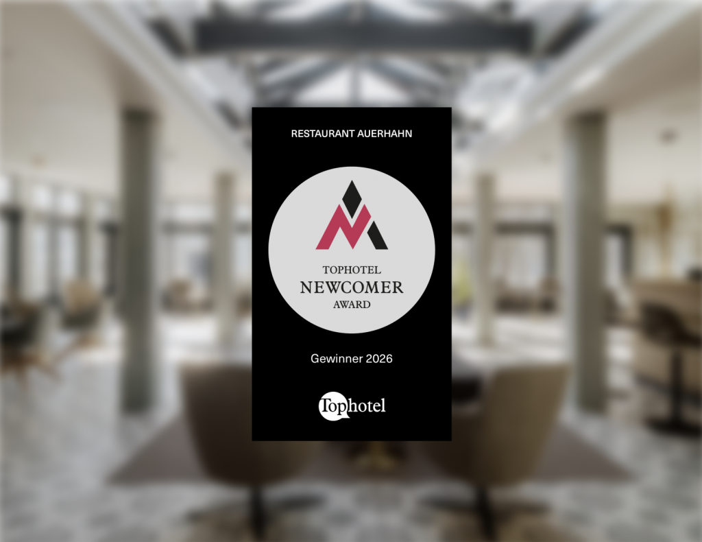 Tophotel Newcomer Award 2026: Sieg für das Hotel Auerhahn